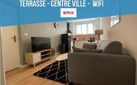 Centre Ville Superbe T2 Neuf Wifi Terrasse Netflix